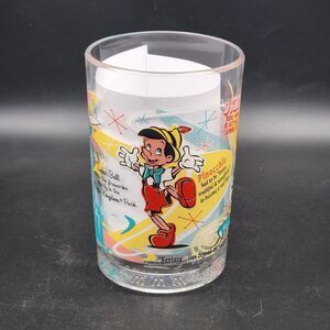 Disney McDonald's Glass 100 Years of Magic Anniversary Pinocchio Bambi Dumbo VTG